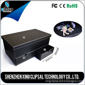 High quality leather storage box for clothes on the car
